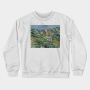 Houses in Provence, The Riaux Valley near L'Estaque by Paul Cezanne Crewneck Sweatshirt